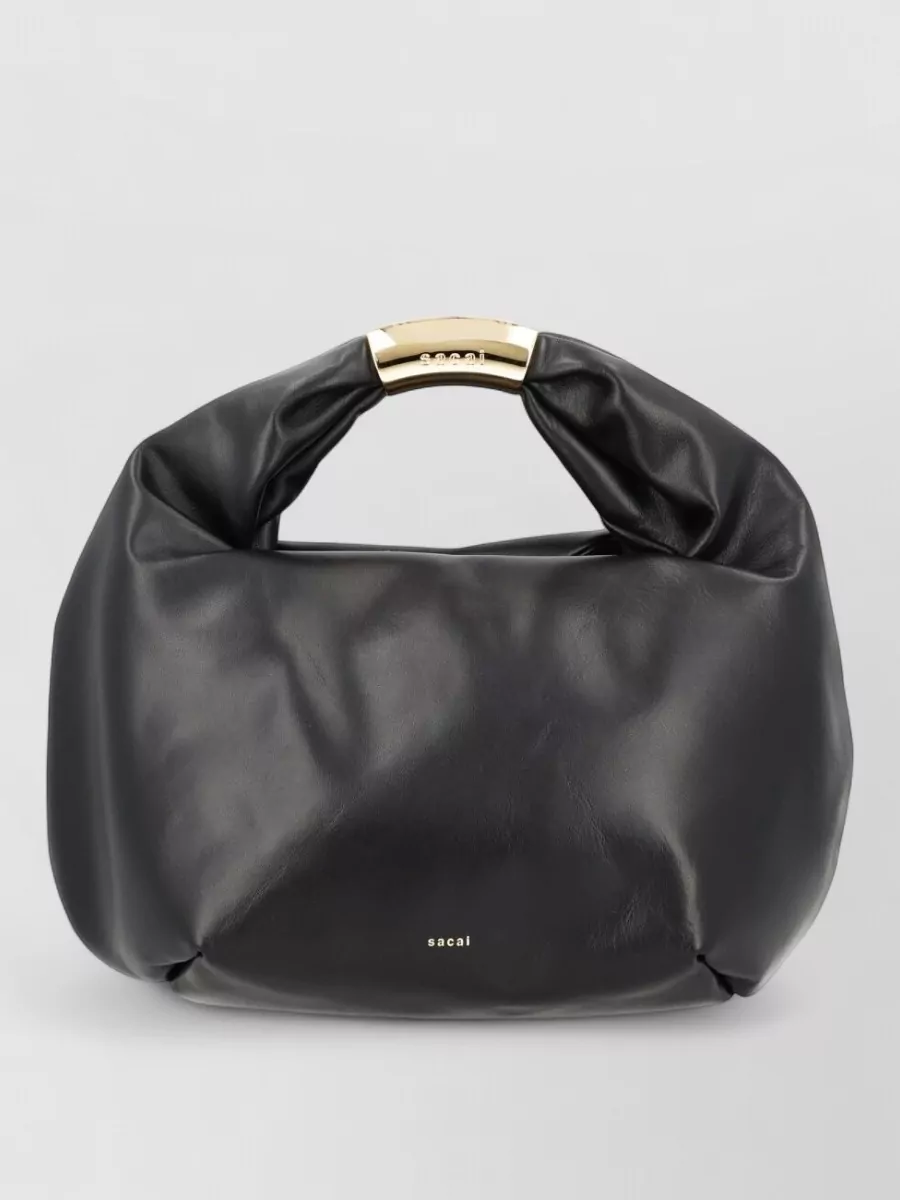 Sacai Leather Padded Shoulder Bag