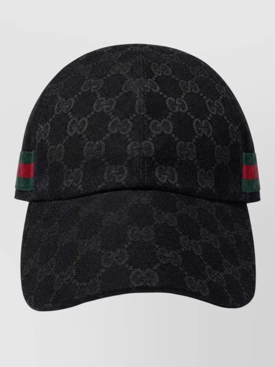 Gucci logo-pattern baseball cap
