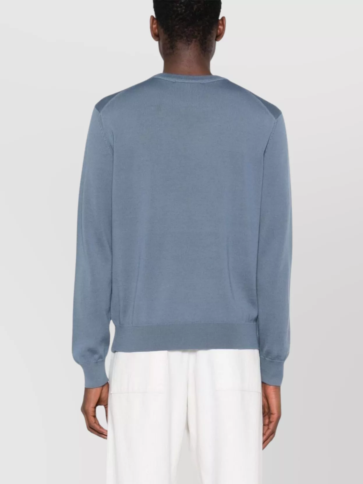 Maison Kitsuné Fox Head Crew Neck Wool Jumper
