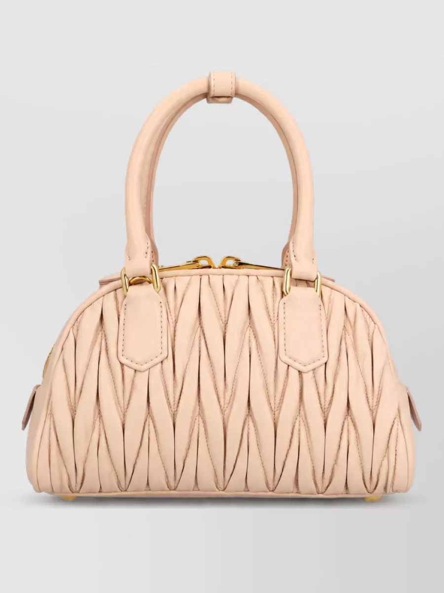 Miu Miu Arcadie Lamb Leather Quilted Shoulder Bag