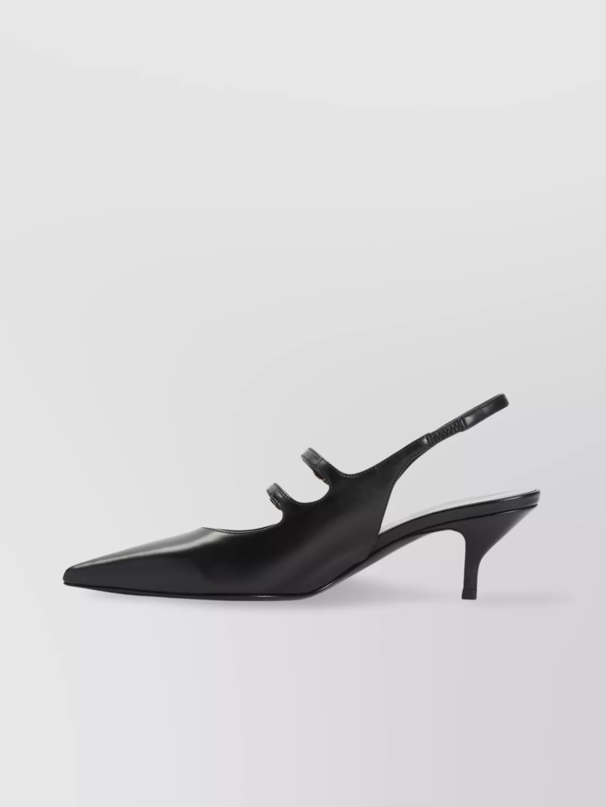 Celine Double Straps Pointed Toe Mules