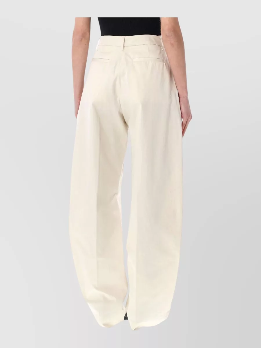 Thelatest High-Rise Straight-Leg Wide-Leg Tailored Trousers