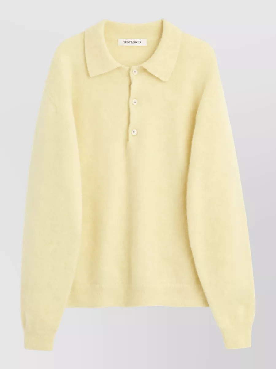 Sunflower Mohair Polo Shirt