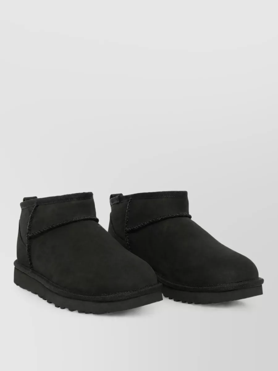 Ugg leather mini slippers