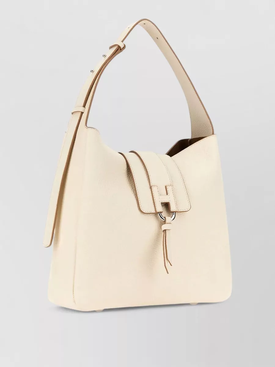 Hogan H-Hobo Leather Shoulder Bag
