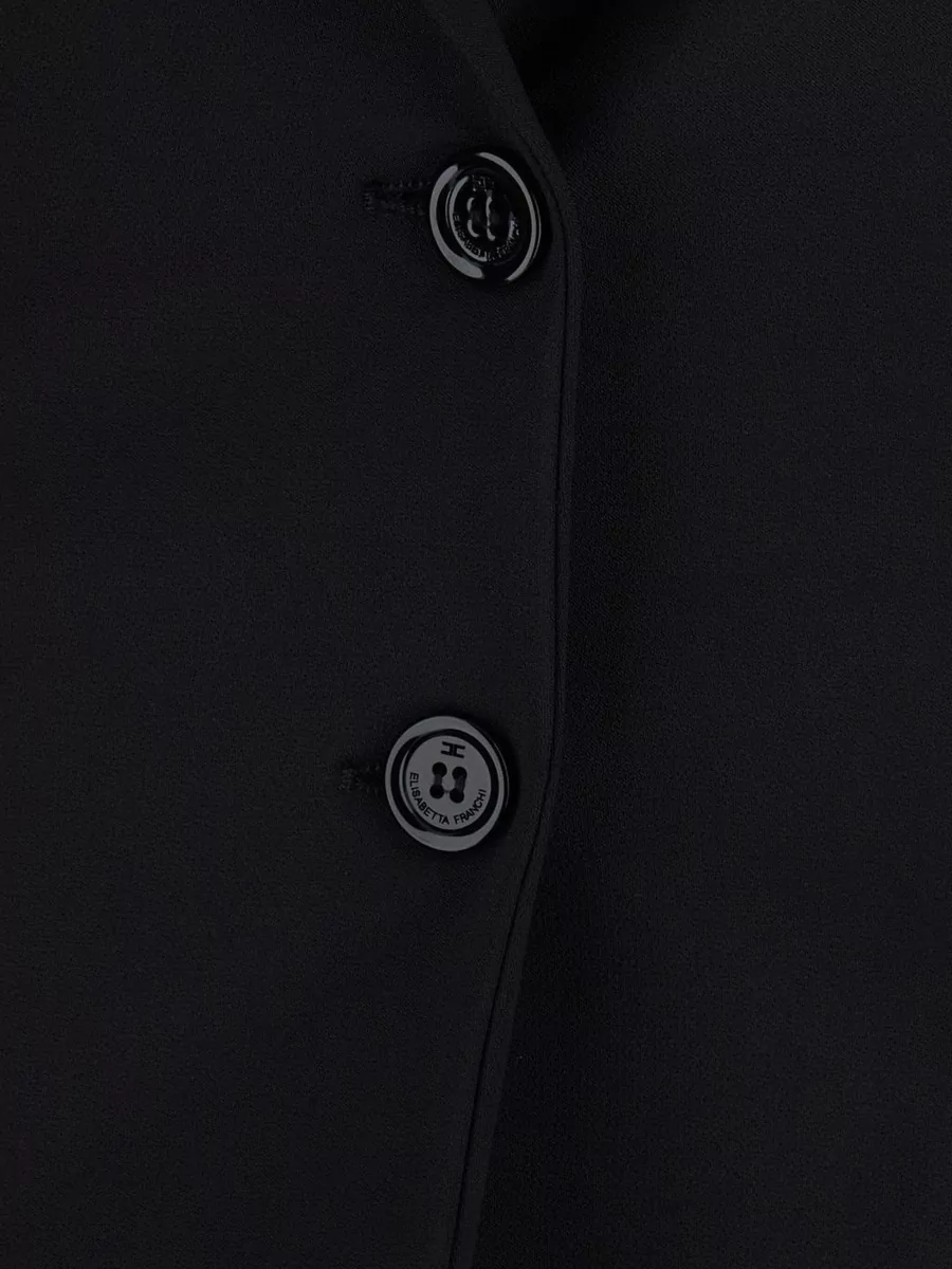 Elisabetta Franchi Single-Breasted Tailored Blazer