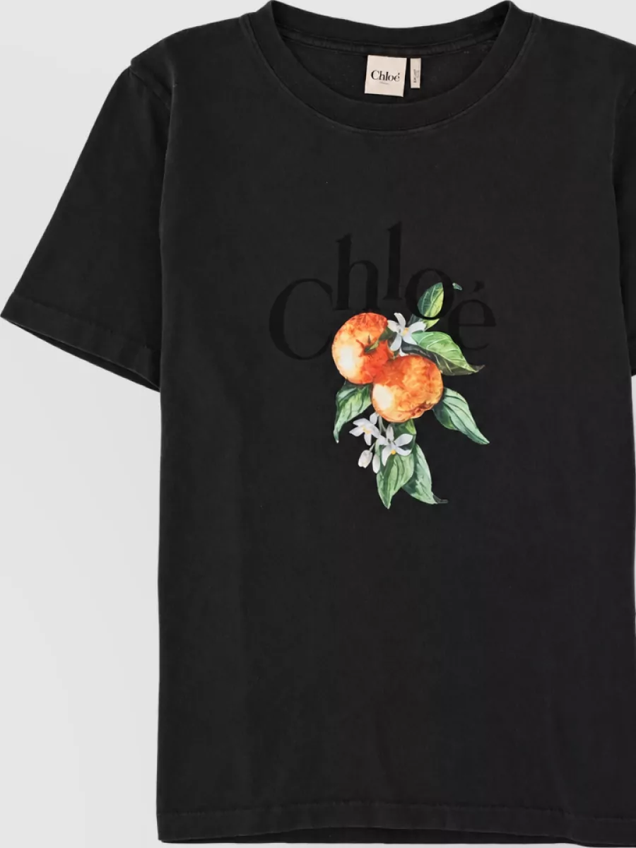 Chloé Cotton logo jersey t-shirt