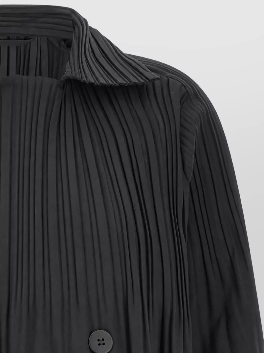 Pleats Please Issey Miyake Smooth Coat A-Line Blazer
