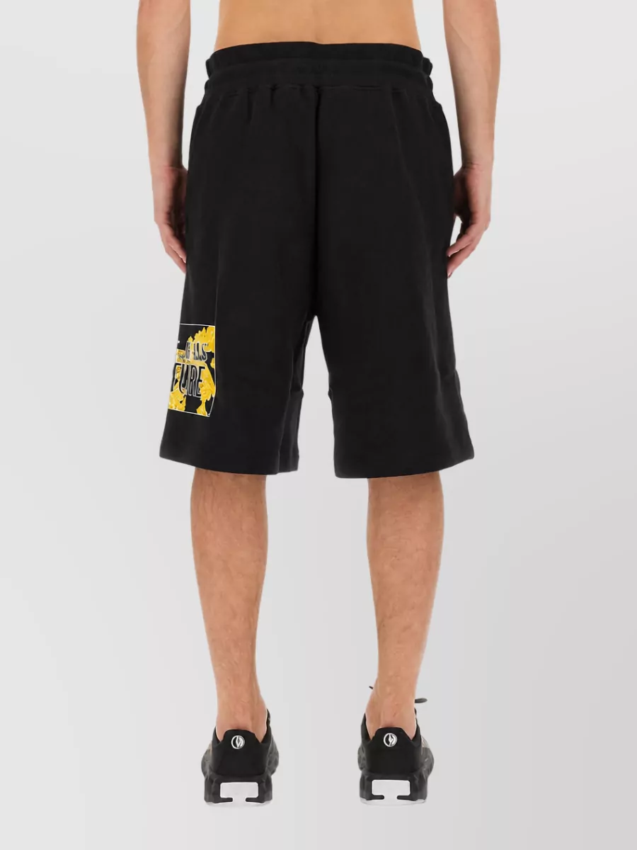 Versace Jeans Couture Logo-Print Bermuda Shorts