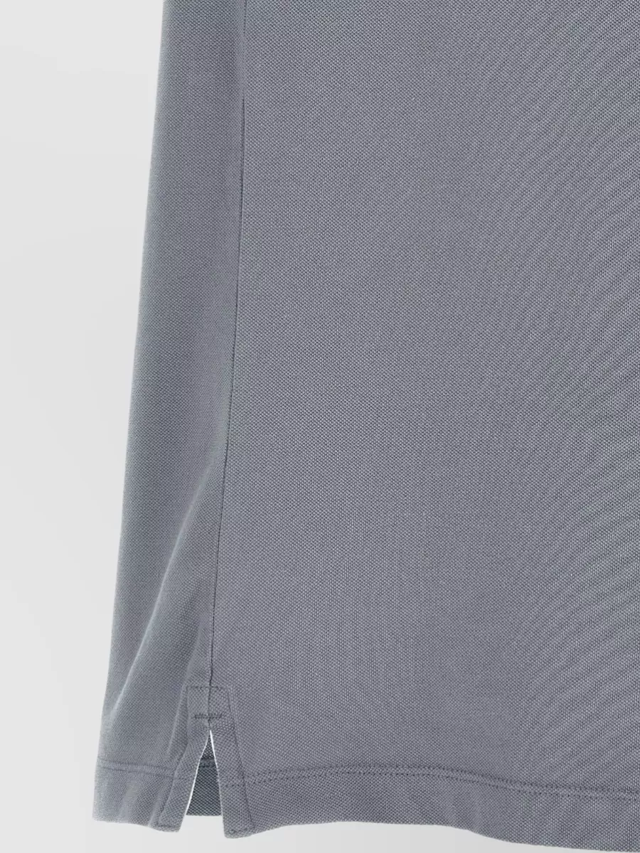 Stone Island 2200010 Polo Shirt Ribbed Collar Short Sleeves