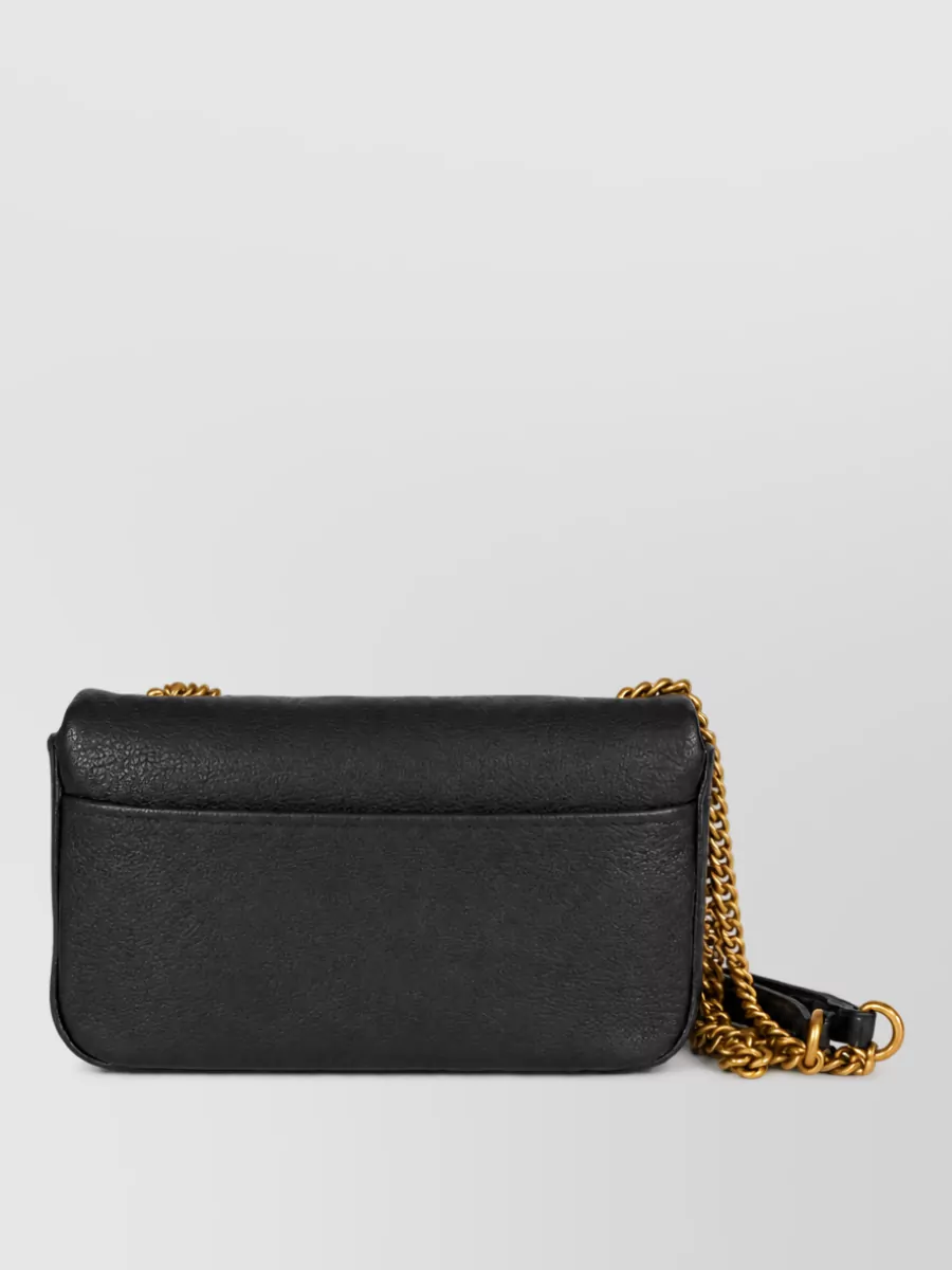 Pinko Love Bag Click Leather Clutch Bag