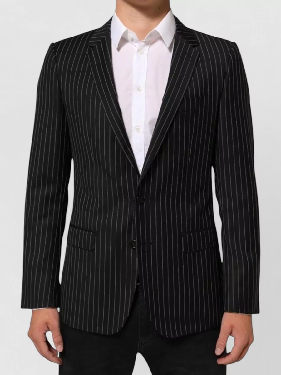 Dolce&Gabbana Striped single breasted blazer