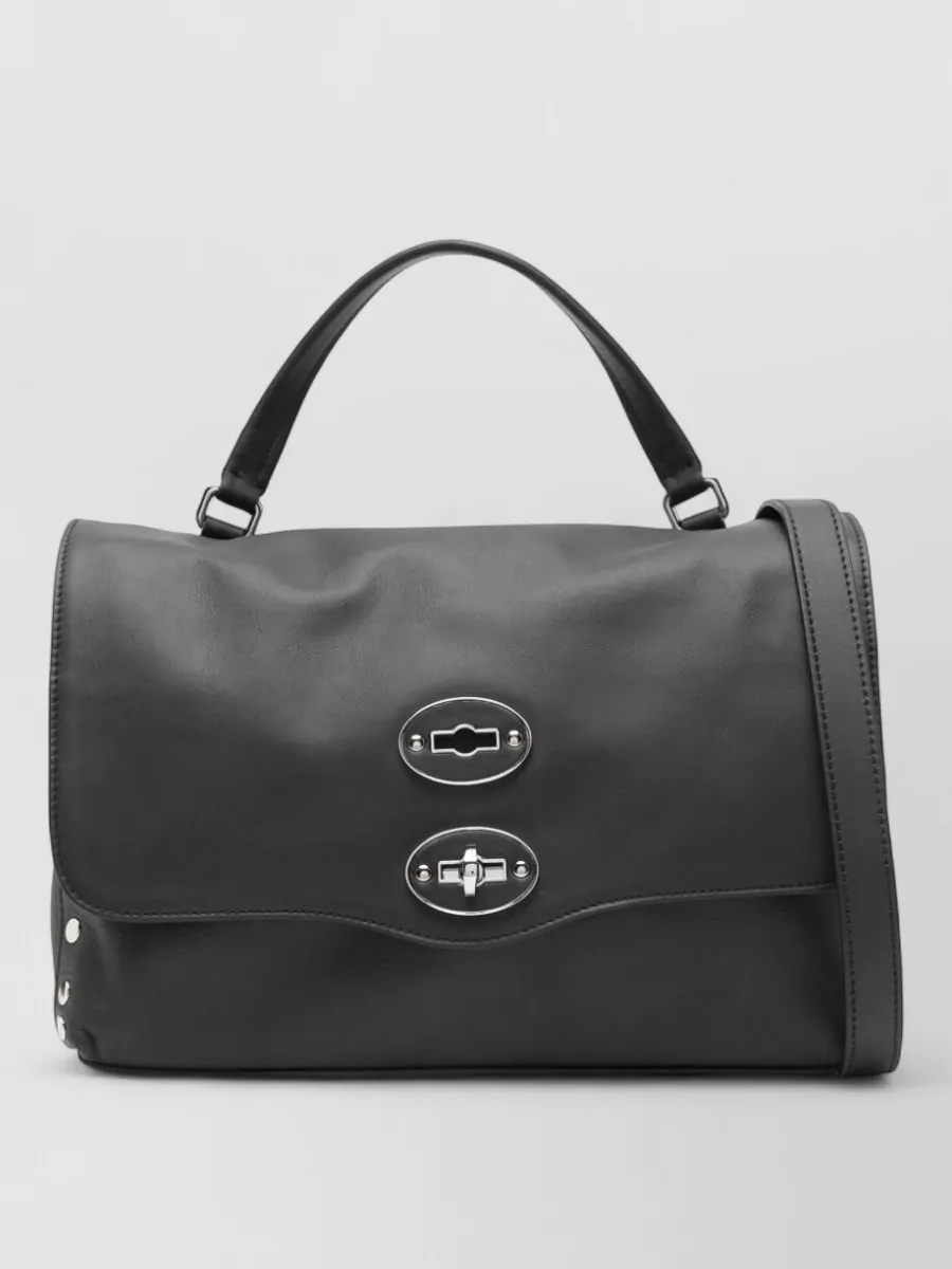 Zanellato Studded Leather Shoulder Bag