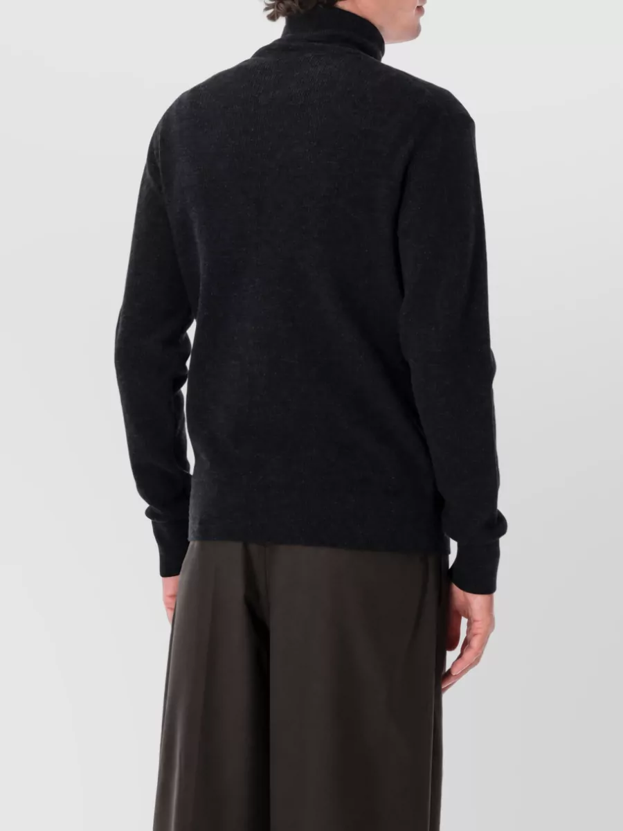 Lemaire Wool Turtleneck Fine-Knit Sweater