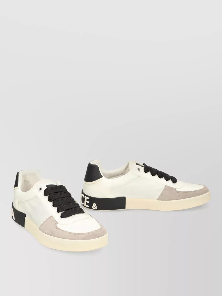 Dolce&Gabbana leather low-top sneakers