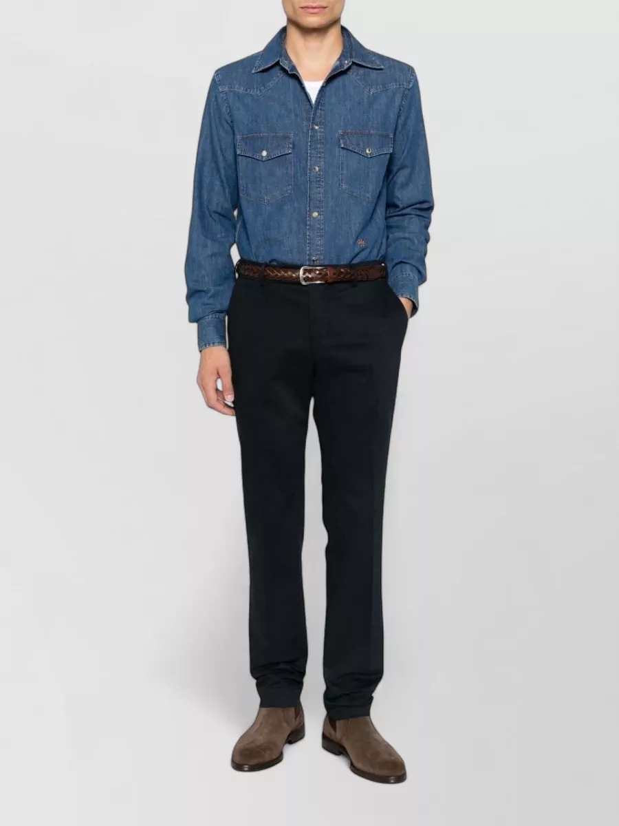 Jacob Cohen denim western shirt