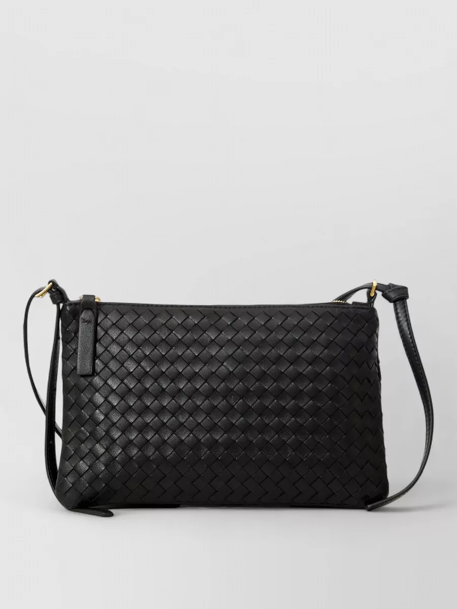 Bottega Veneta medium intrecciato leather clutch bag