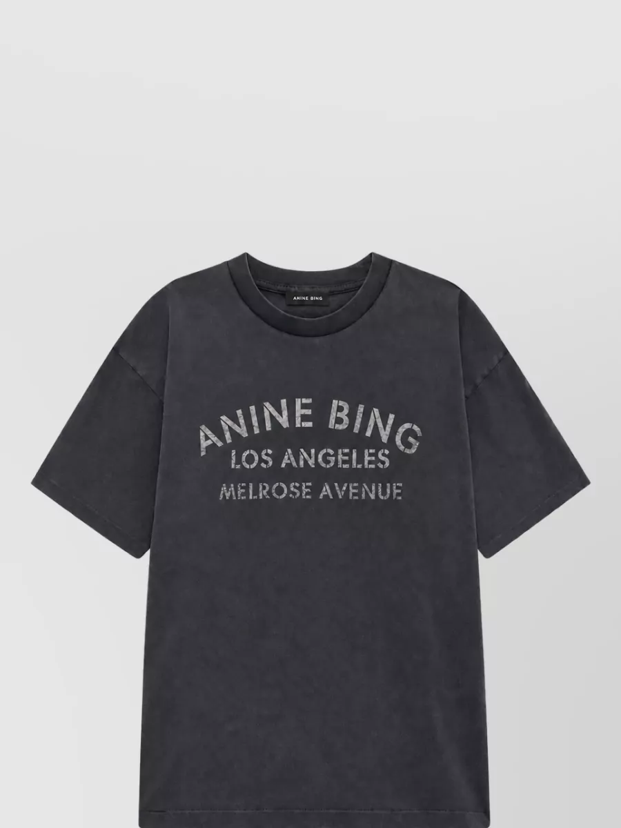 Anine Bing cotton t-shirt