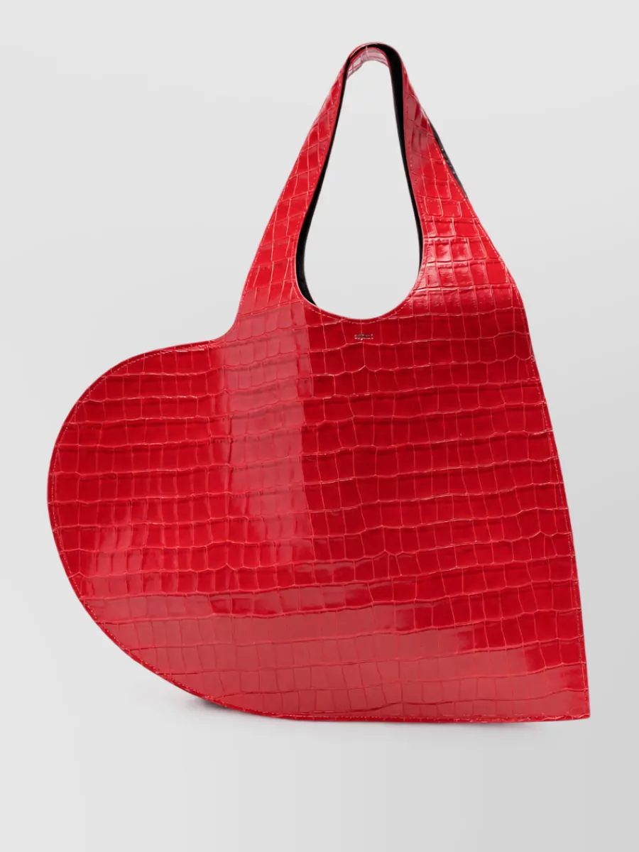 Coperni Heart Leather Tote Bag