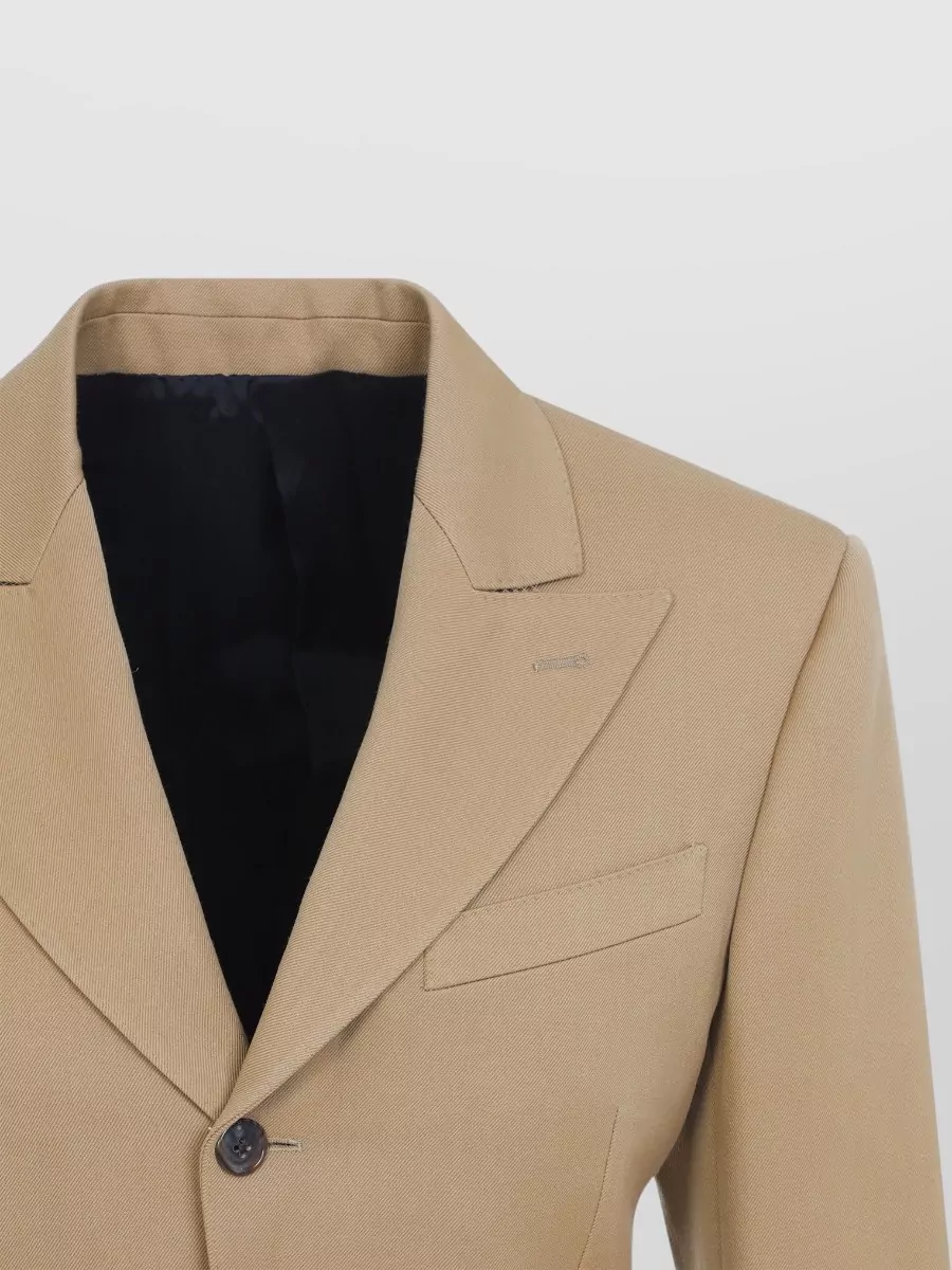 Celine Wool Single-Breasted Regular-Fit Jacket