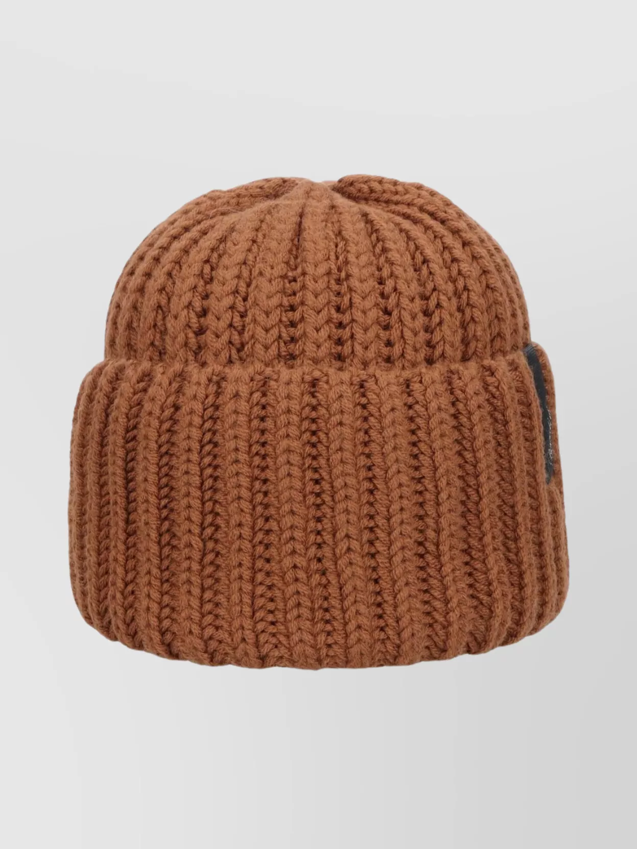 Borsalino Ribbed Texture Hat Folded Cuff