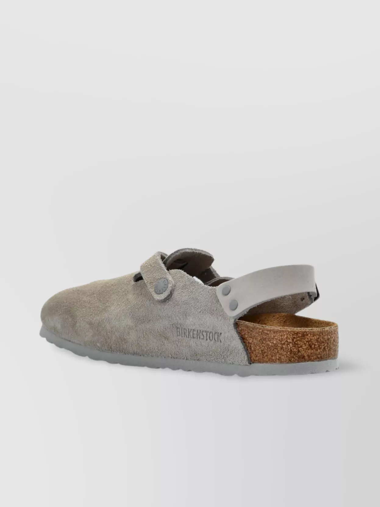 Birkenstock Stone Grey Suede Tokyo Slipper