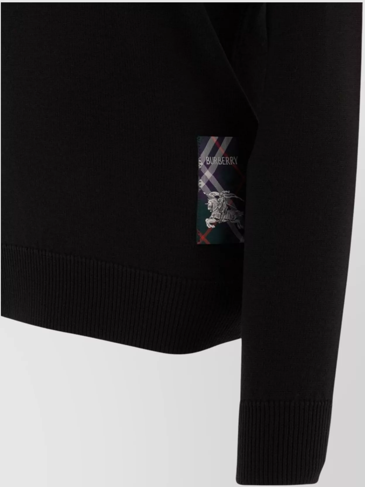 Burberry Ribbed Knitwear With Cuffs And Hem