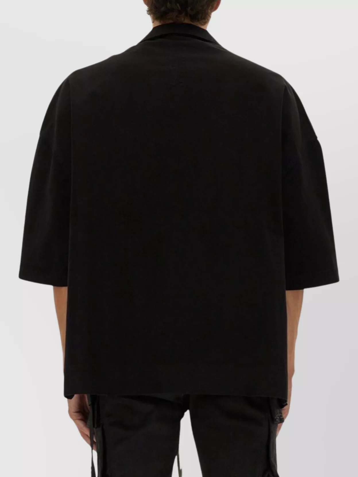 Rick Owens Drkshdw Oversized Short Sleeve Shirt Chest Pockets