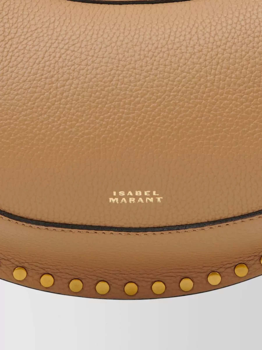 Isabel Marant Oskan Moon Calf Leather Shoulder Bag