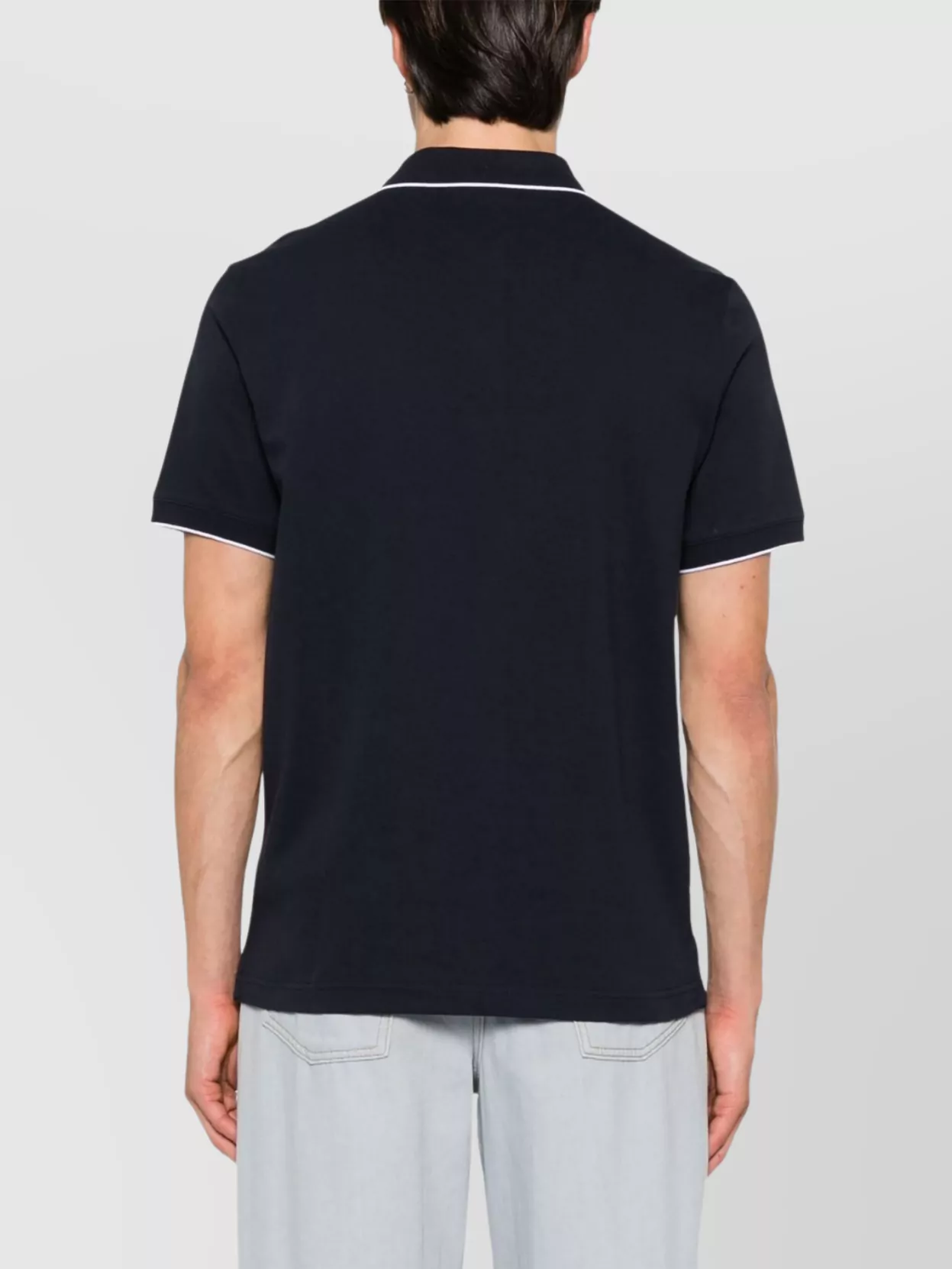 Calvin Klein Tipped Stretch Pique Polo