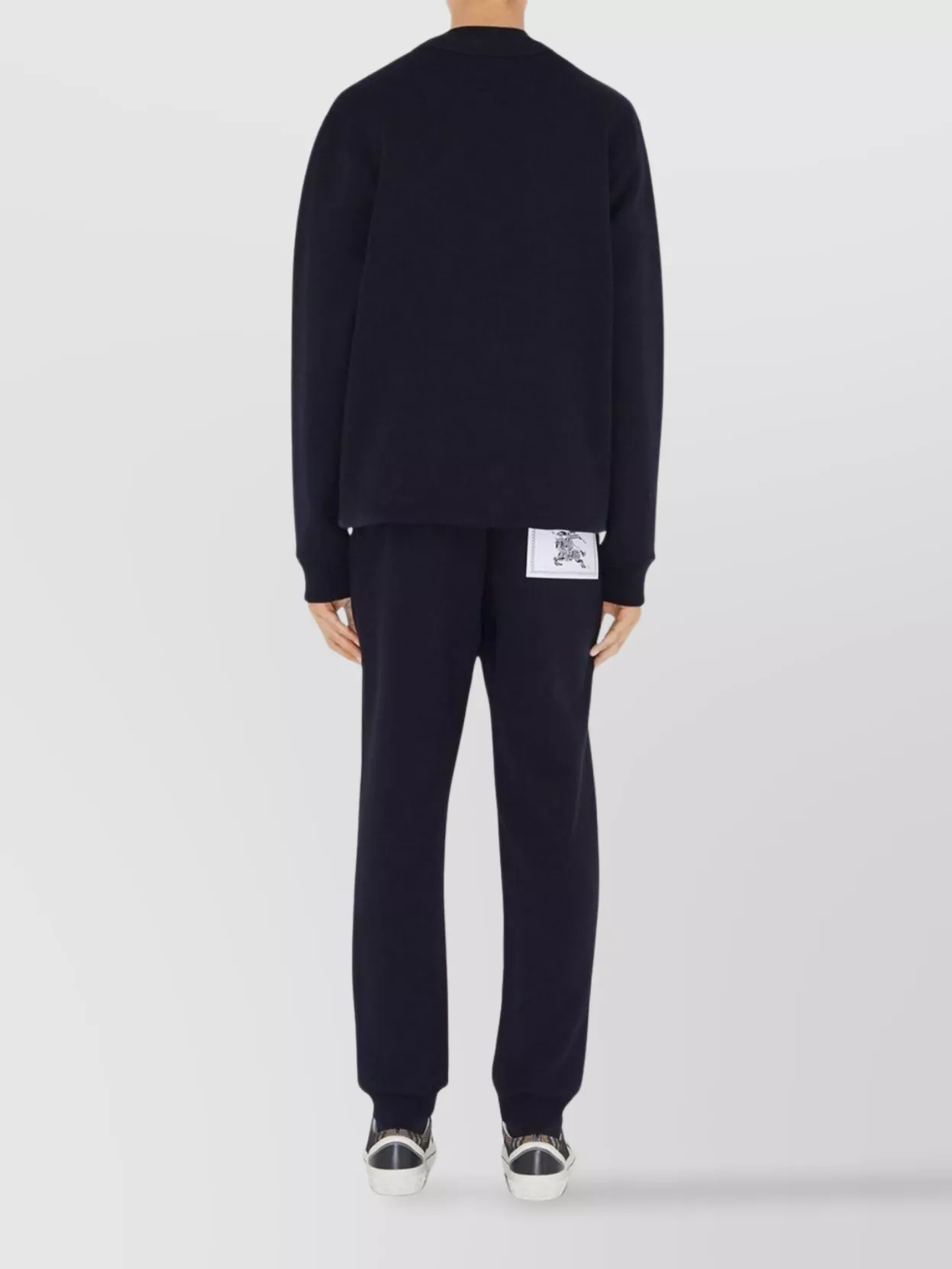 Burberry Elastic Waistband Ribbed Cuffs Trousers