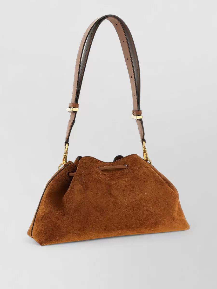 Jimmy Choo Bon Bon Suede Bucket Bag