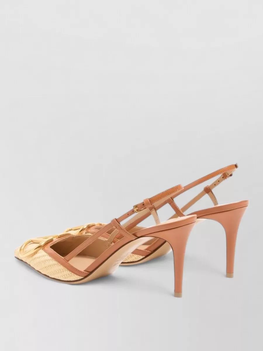 Valentino Garavani Leather Slingback Pumps