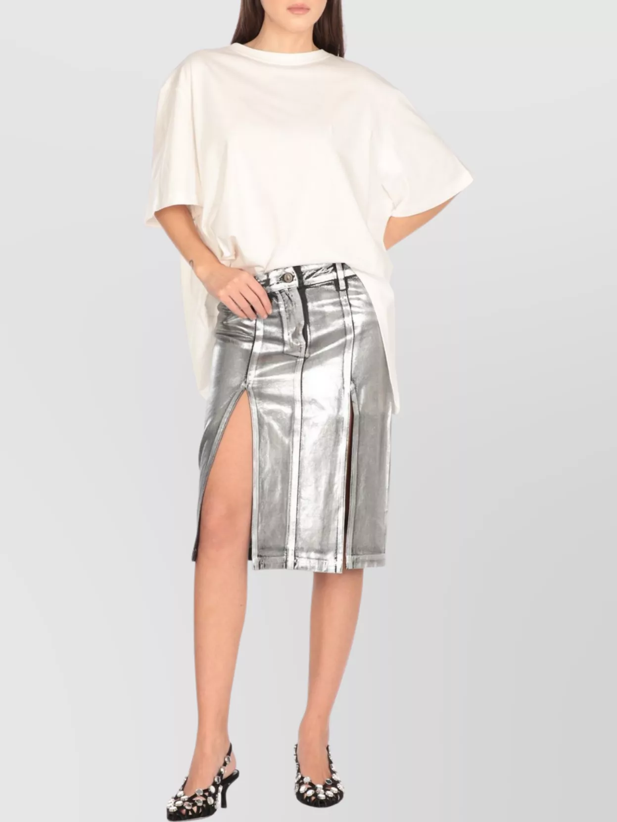 The Attico Knee Length And Midi Skirt