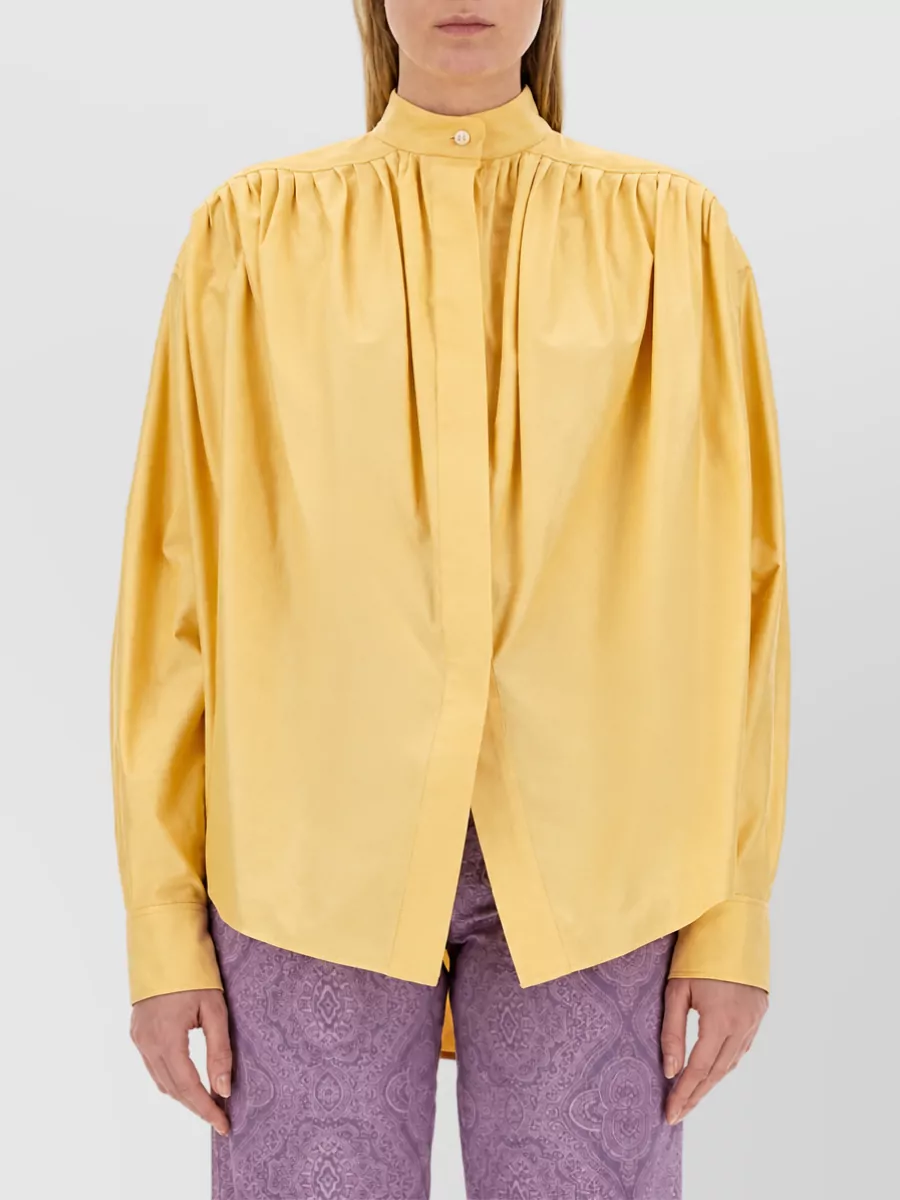 Etro Striped Cotton Poplin Shirt