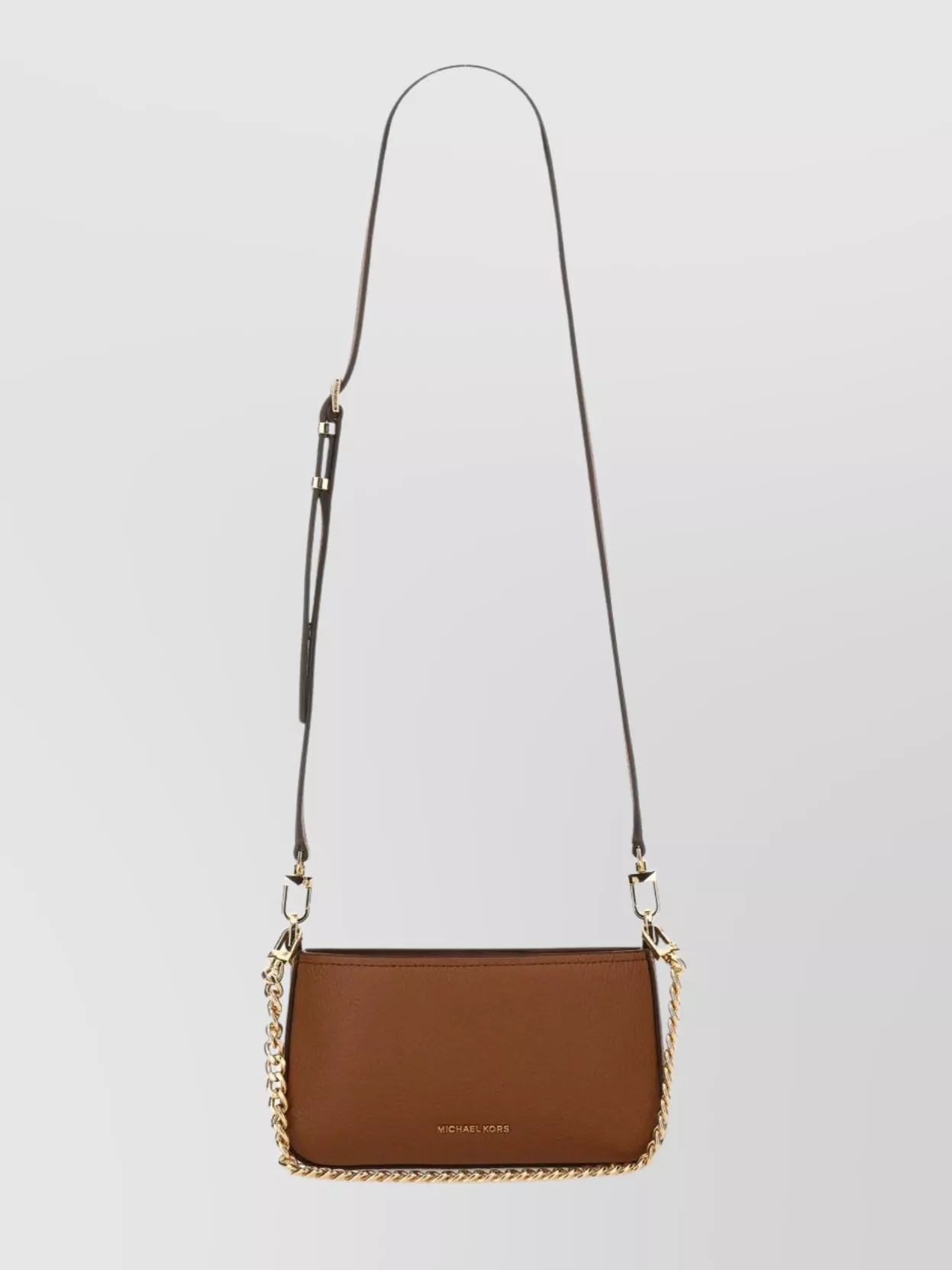 Michael Kors "bryant" Textured Chain Strap Shoulder Bag