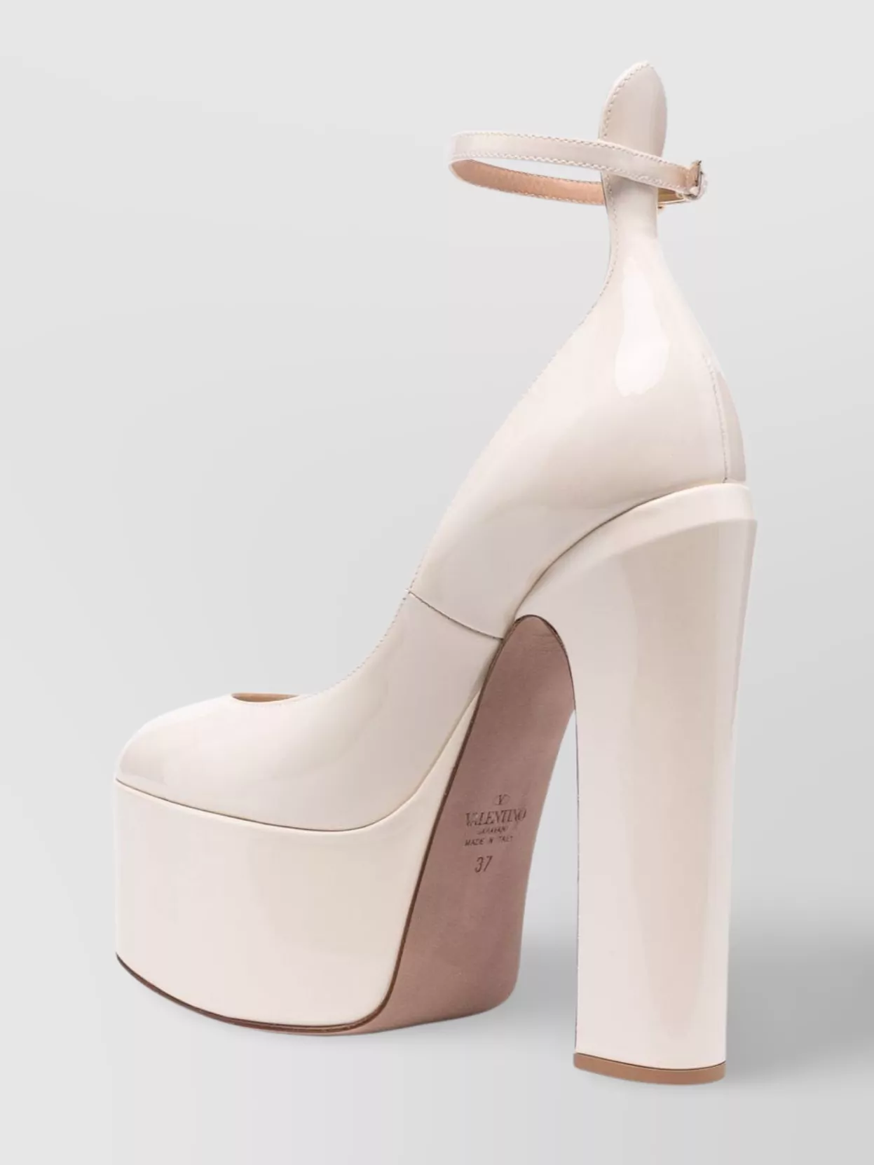 Valentino Garavani Almond Toe High Block Heel Pumps