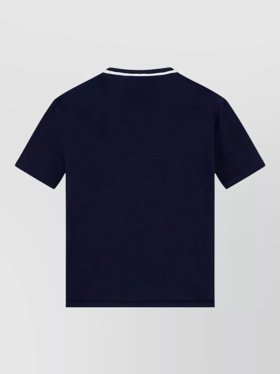 Giorgio Armani Linen Silk Relaxed-Fit Short-Sleeve Crewneck T-Shirt