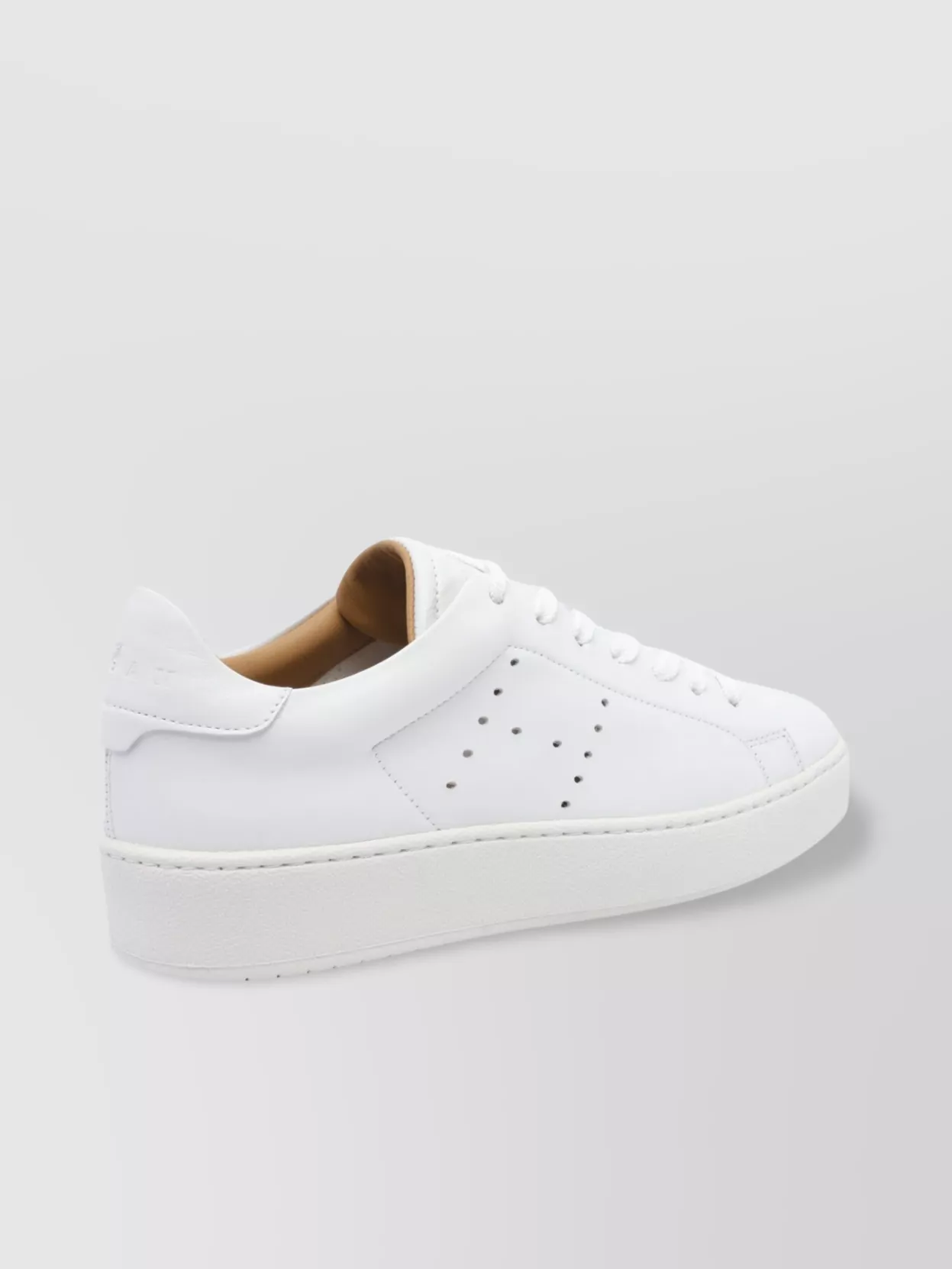 Hogan Low Top Leather Sneakers With H Logo