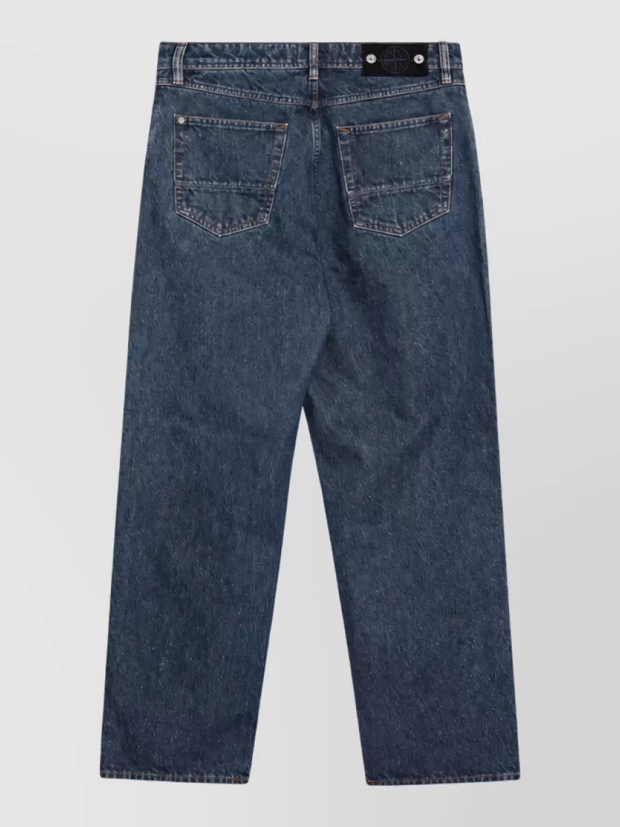 Stone Island Denim Straight-Leg Jeans