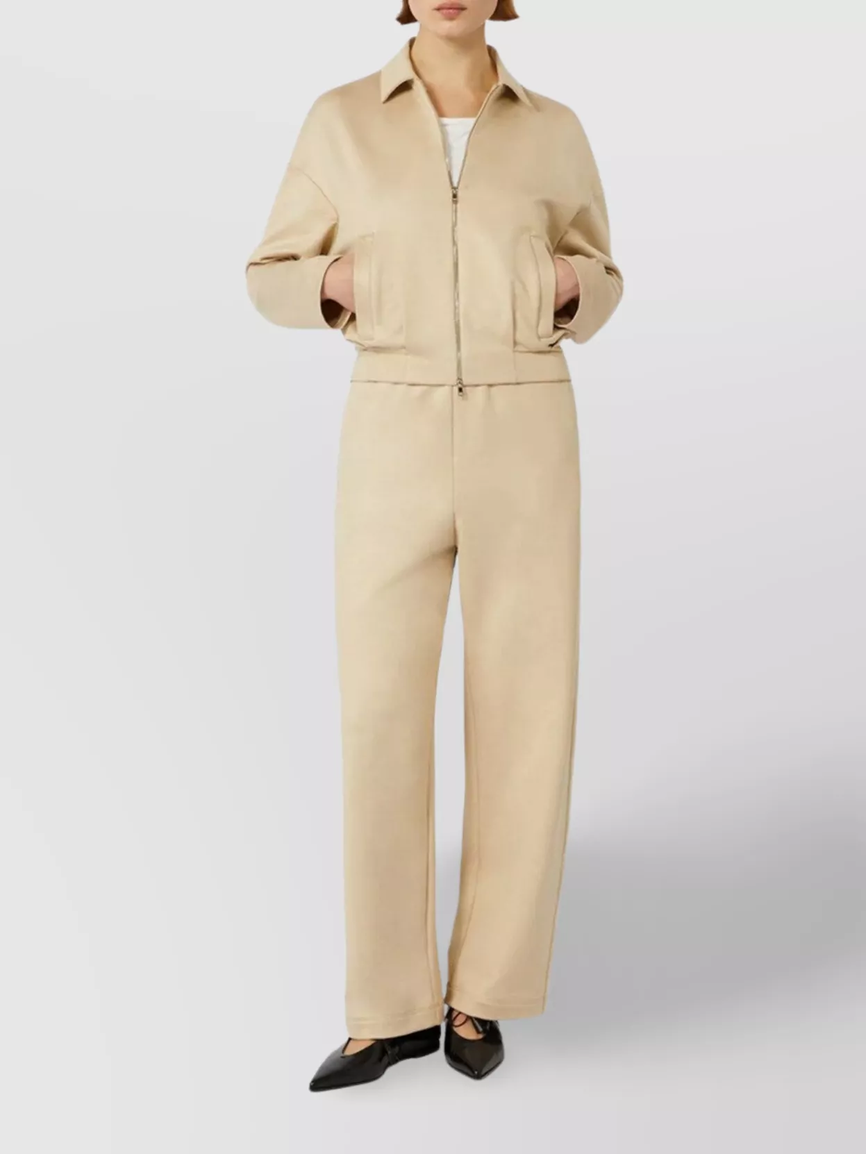 Max Mara Ankle Length Wide Leg Trousers