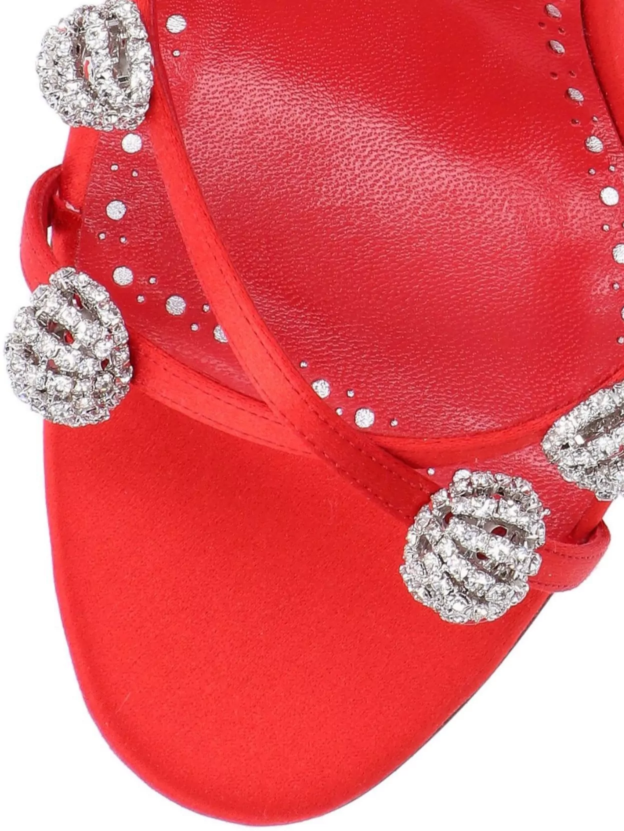 Manolo Blahnik Heel Sandals With Embellished Strappy Design