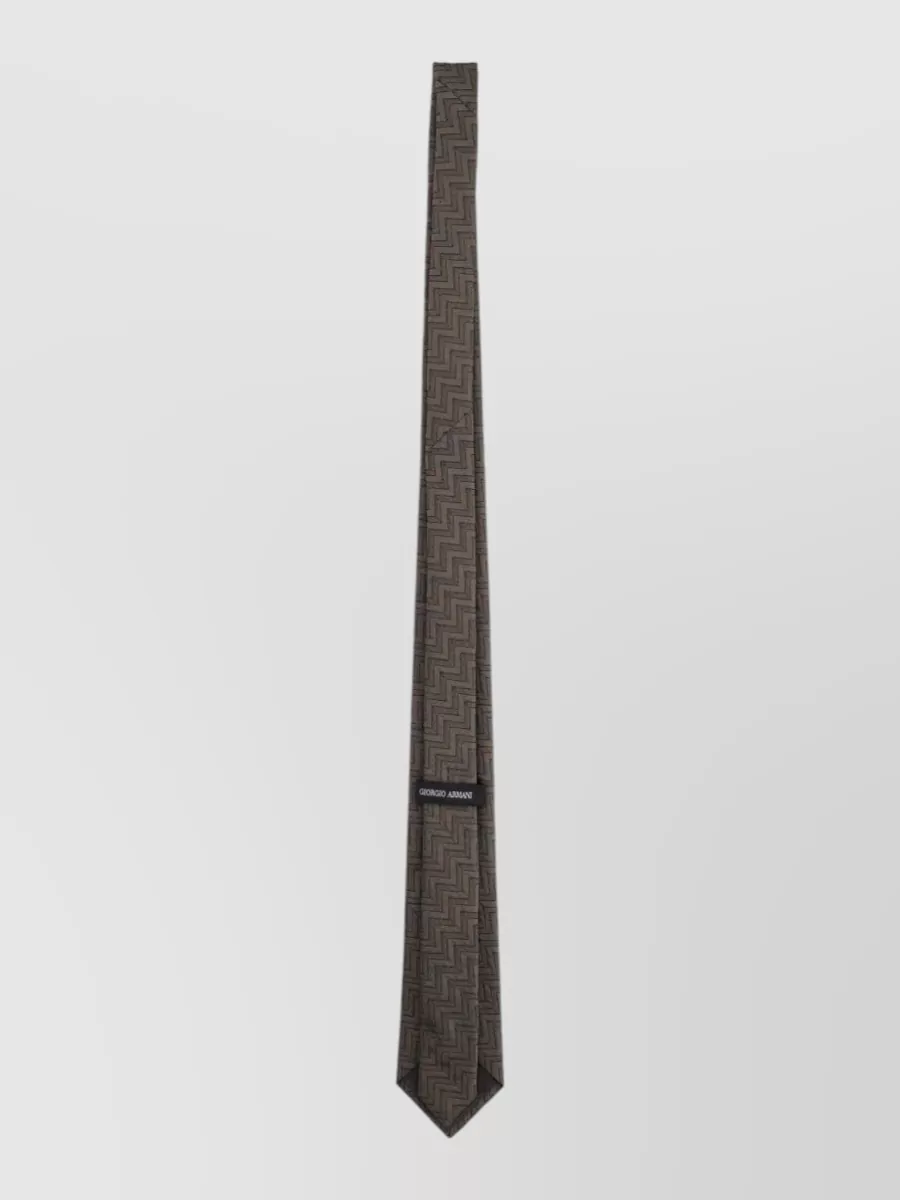 Giorgio Armani jacquard silk tie