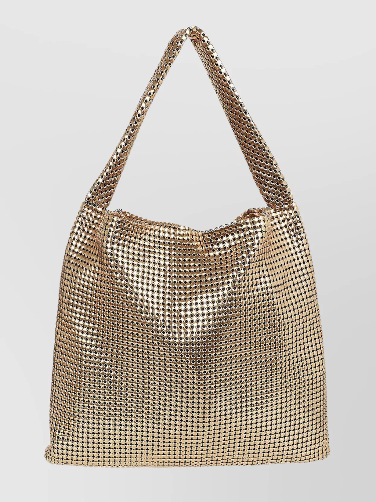Shop Paco Rabanne Chainmail Texture Shoulder Bag