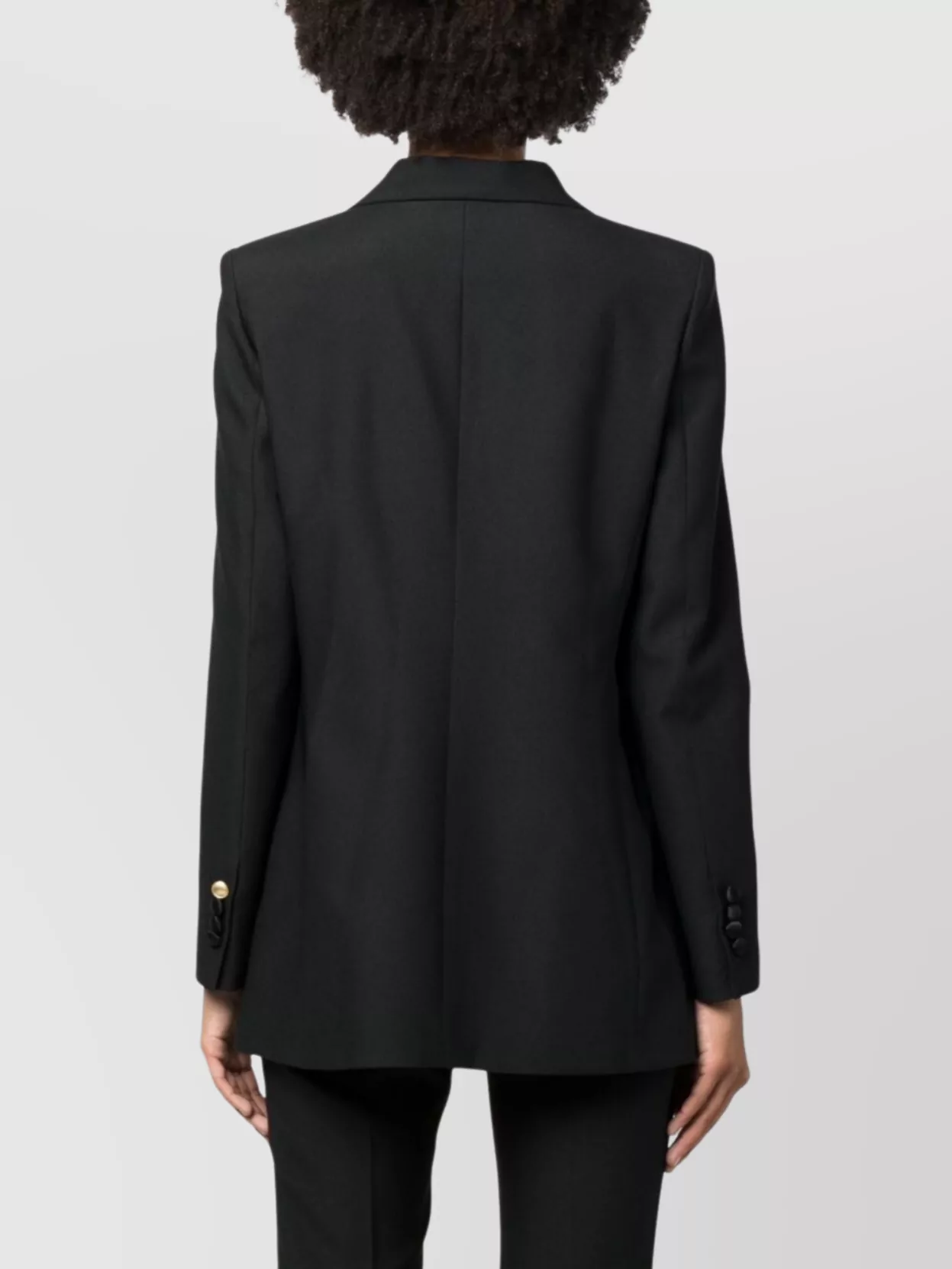 Hebe Studio Bianca Double-breasted Cady Blazer