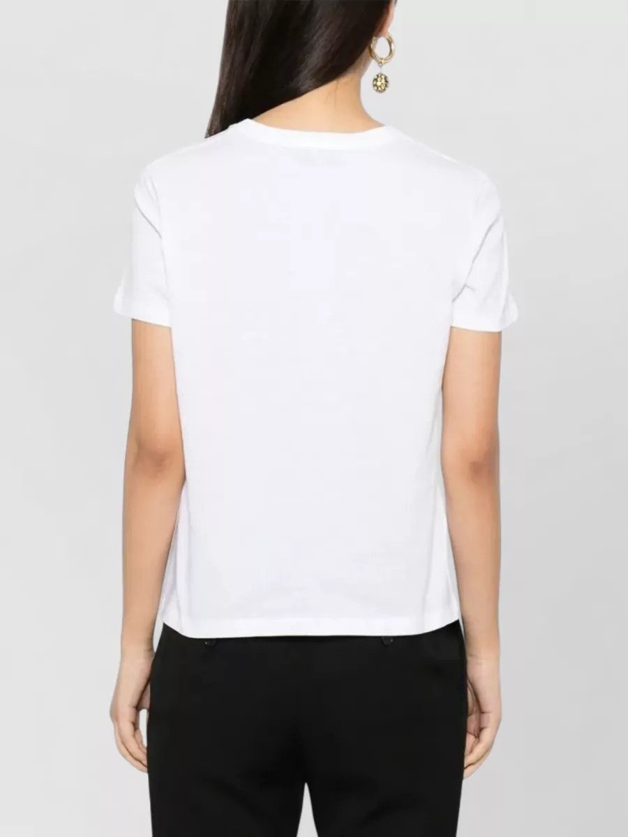 Tom Ford Cotton T Shirt Tf Logo Embroidery