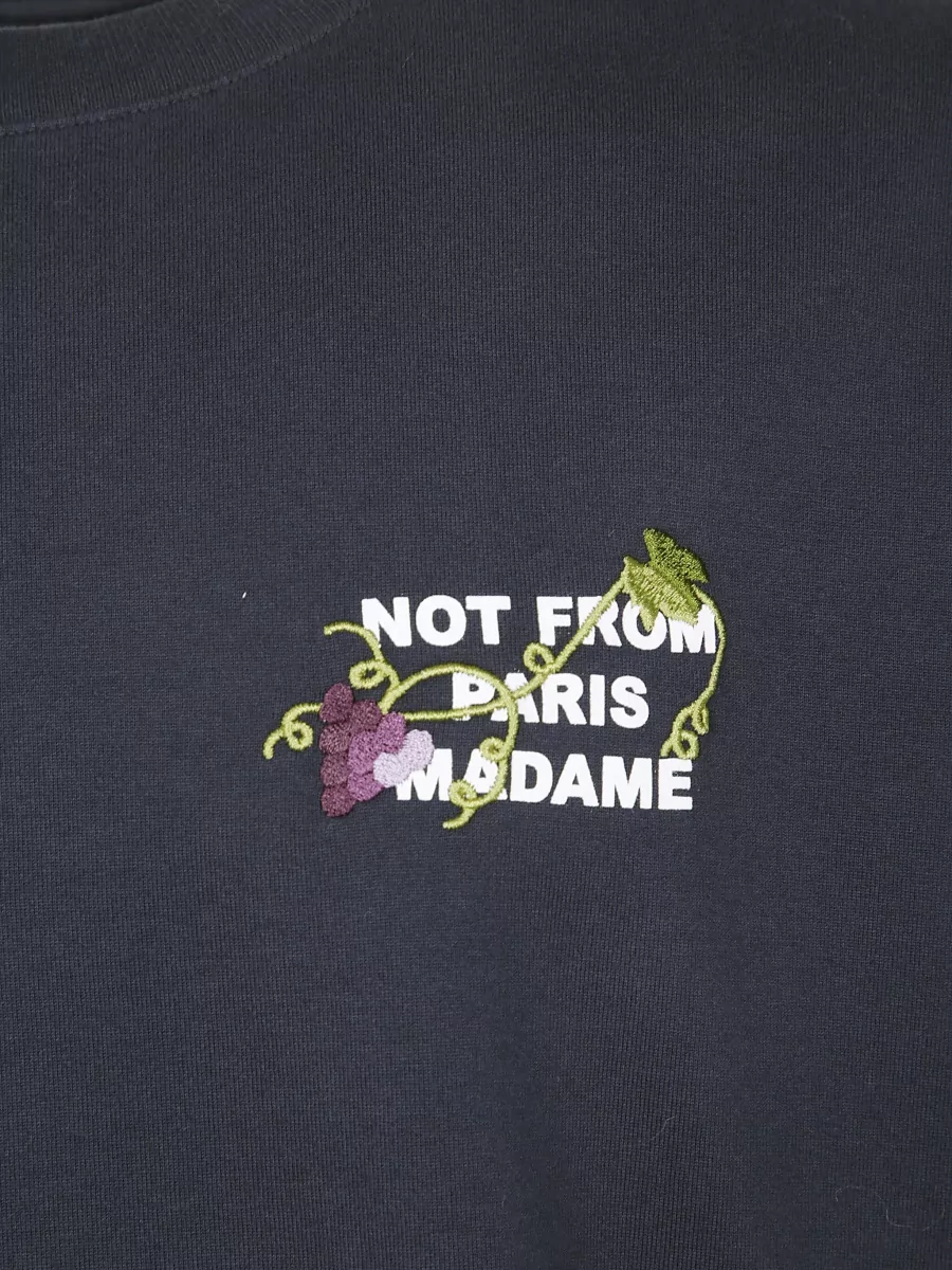Drôle De Monsieur Embroidered Cotton T-Shirt