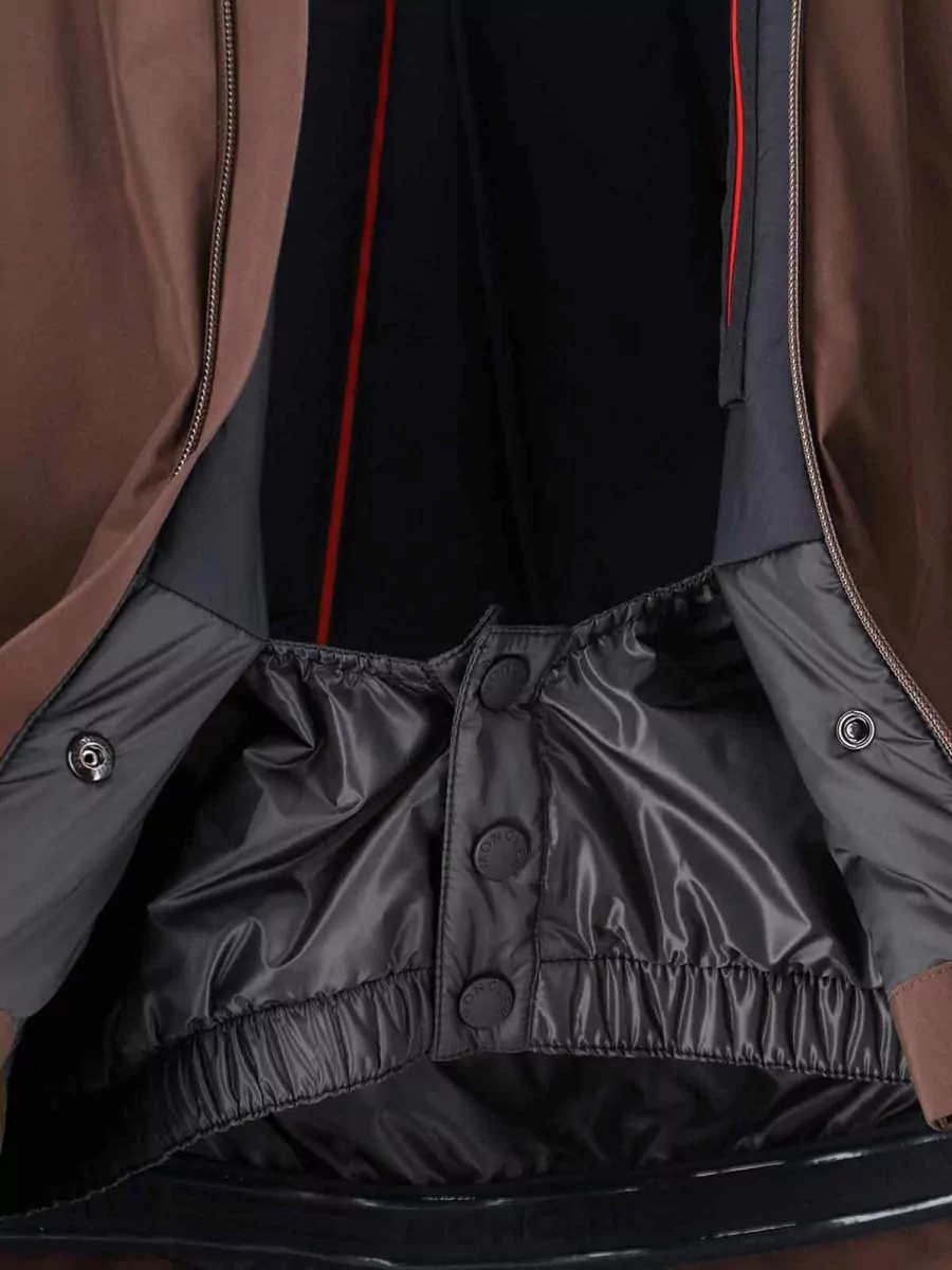 Moncler Grenoble Hooded Jacket High Collar Adjustable Cuffs