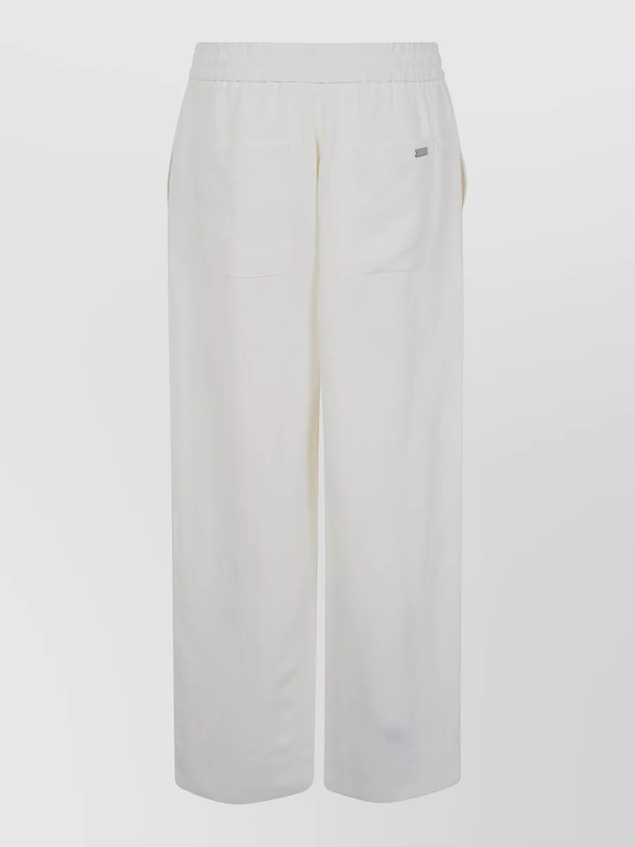 Ami Paris Linen Blend Deck Shorts