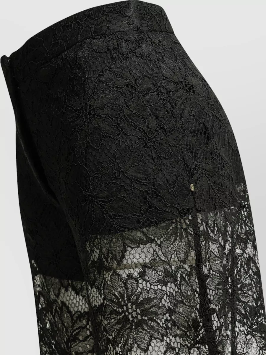 Sportmax lace wide-leg trousers